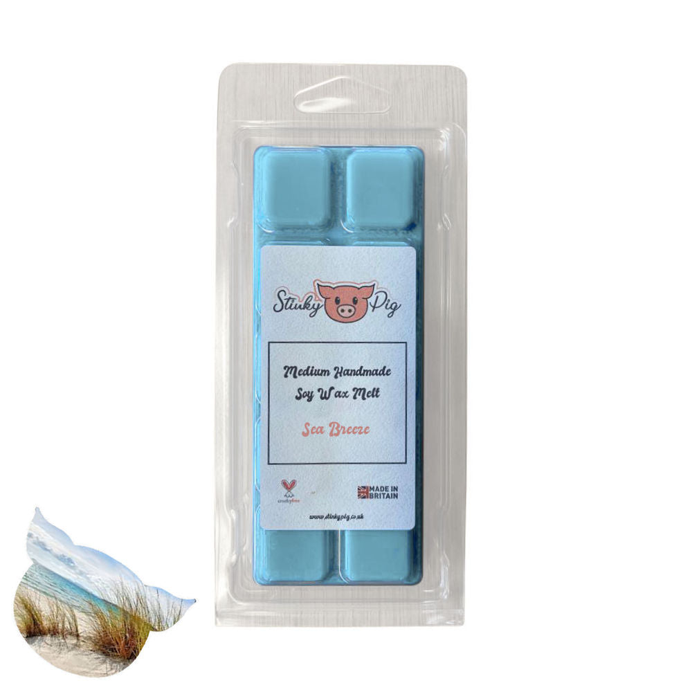Sea Breeze Medium Wax Melt Clamshell Bar