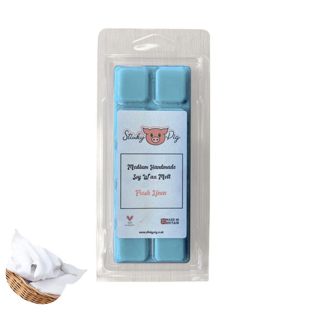 Fresh Linen Medium Wax Melt Clamshell Bar