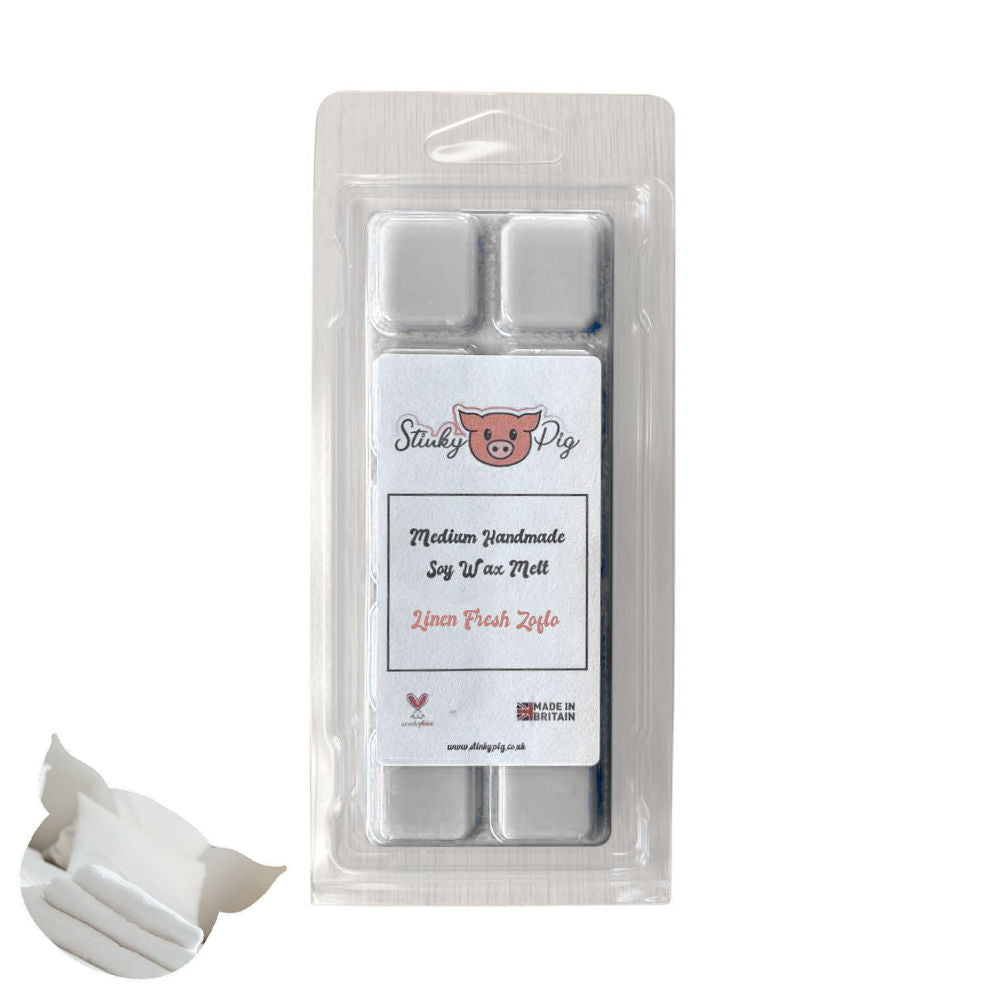 Linen Fresh Medium Wax Melt Clamshell Bar