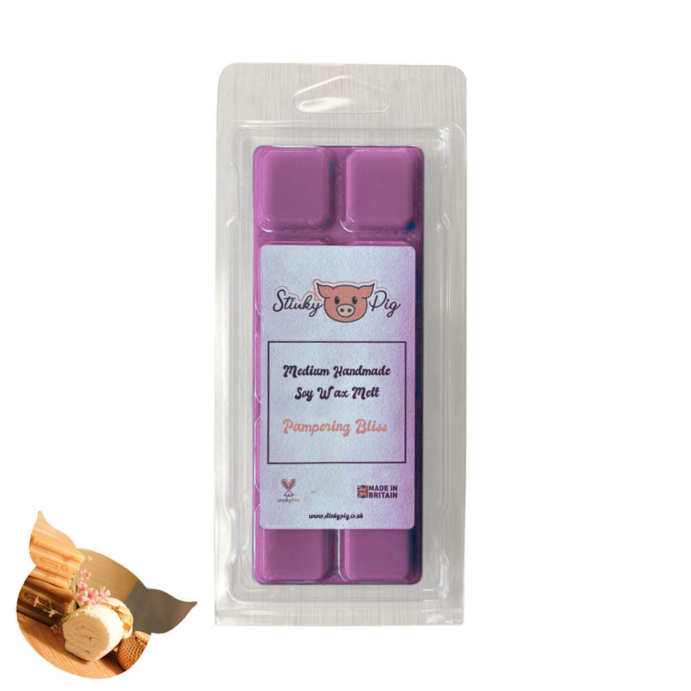 Pampering Bliss Medium Wax Melt Clamshell Bar