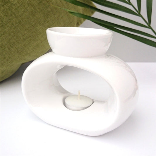 Elegance Ceramic Wax Melter White