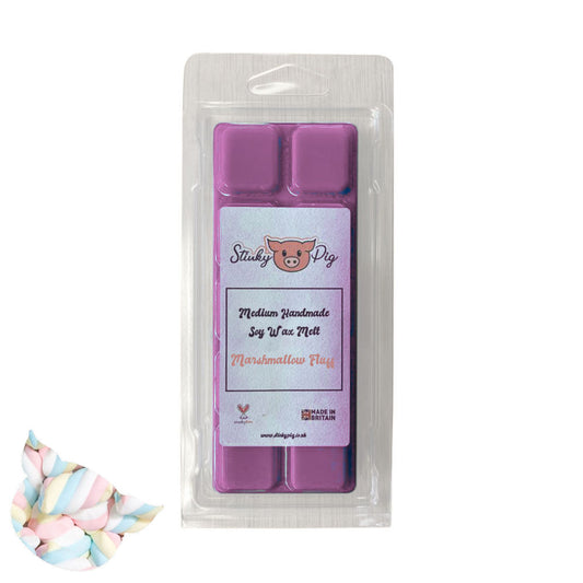 Marshmallow Fluff Medium Wax Melt Clamshell Bar