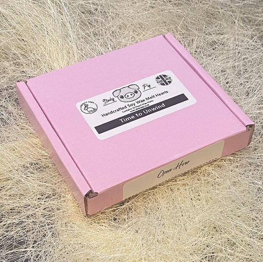 16 Time To Unwind Small Wax Hearts