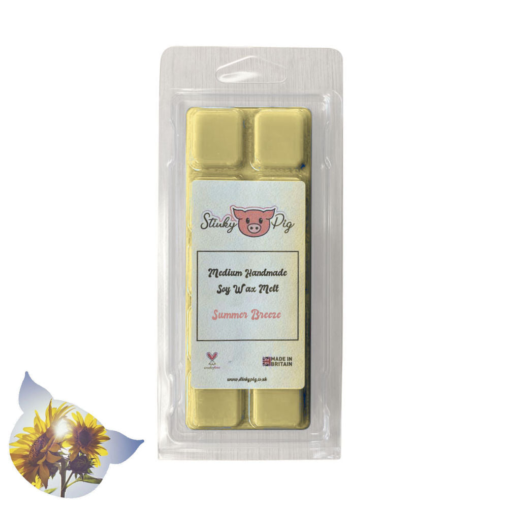 Summer Breeze Medium Wax Melt Clamshell Bar