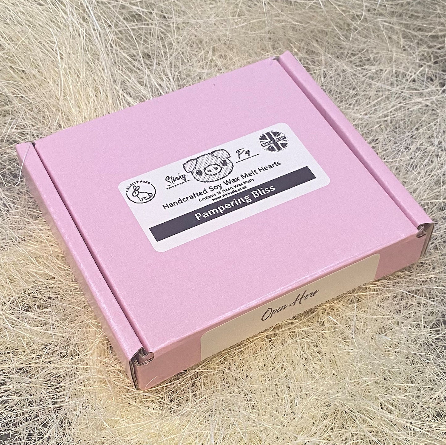 16 Pampering Bliss Small Wax Hearts