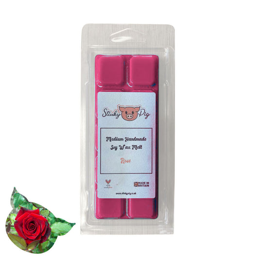 Rose Medium Wax Melt Clamshell Bar