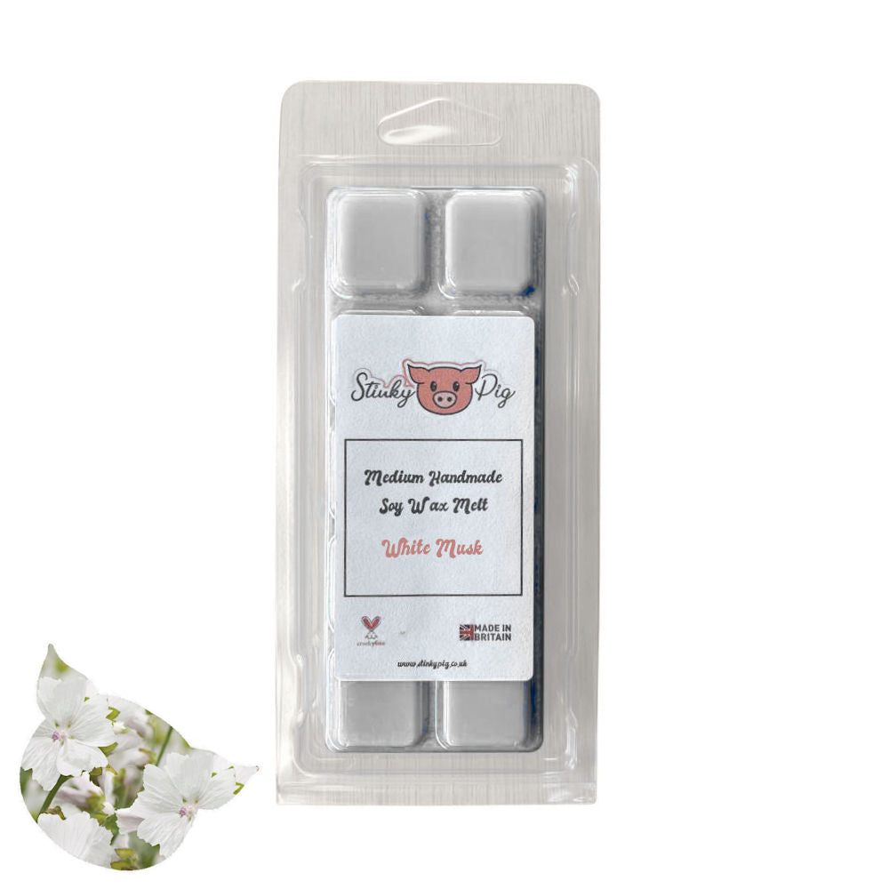White Musk Medium Wax Melt Clamshell Bar