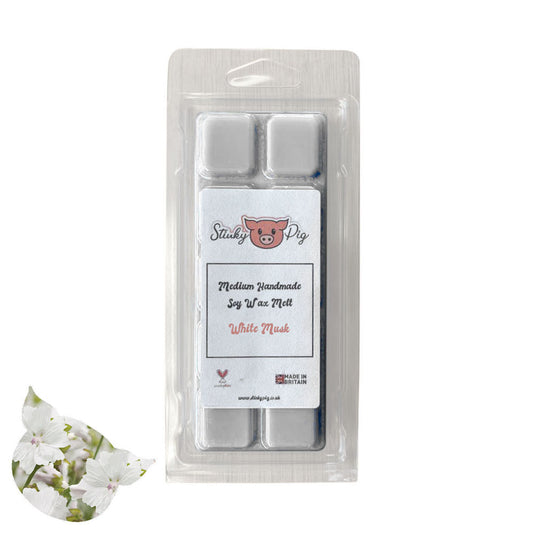 White Musk Medium Wax Melt Clamshell Bar