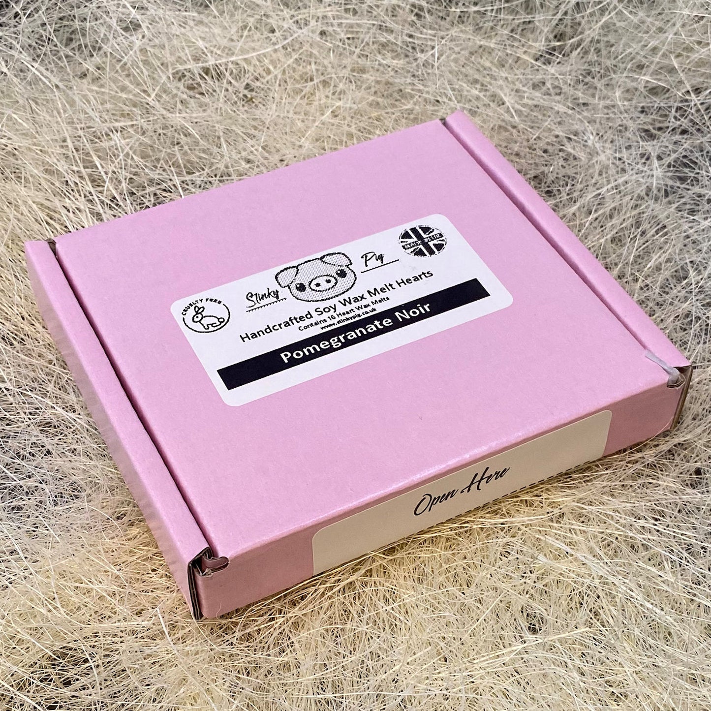16 Pomegranate Noir Small Wax Hearts
