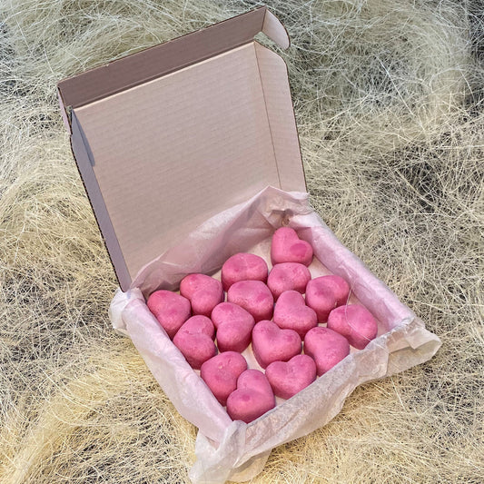 16 Watermelon Margarita Small Wax Hearts