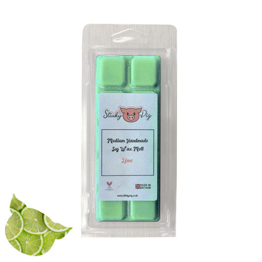 Lime Medium Wax Melt Clamshell Bar