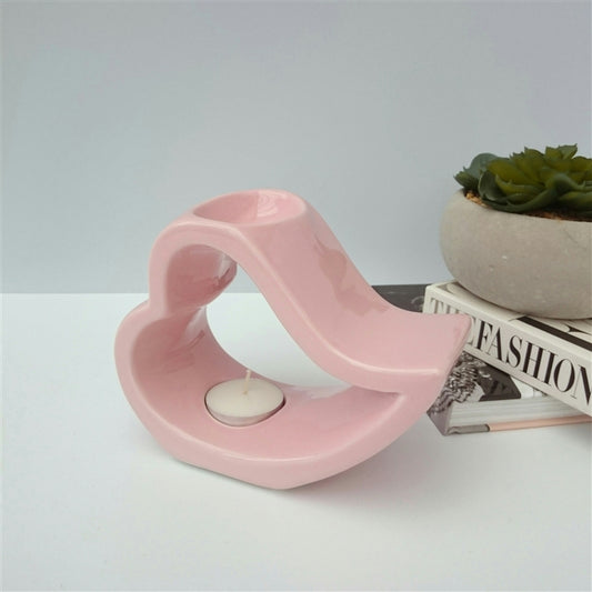 Romeo Ceramic Wax Melter Pink