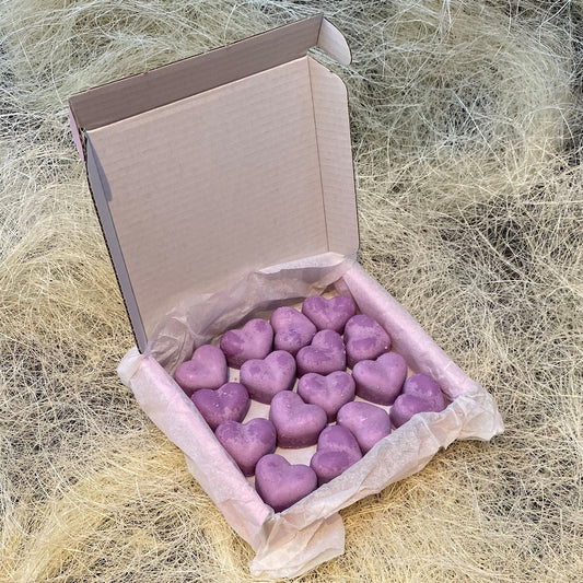 16 Stress Relief Small Wax Hearts