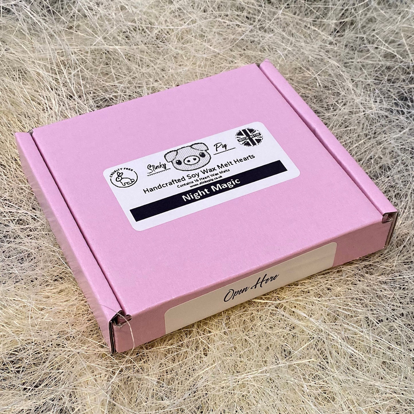 16 Night Magic Small Wax Hearts