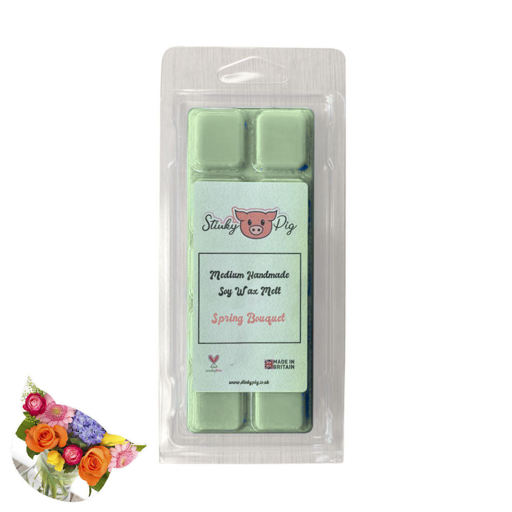 Spring Bouquet Medium Wax Melt Clamshell Bar
