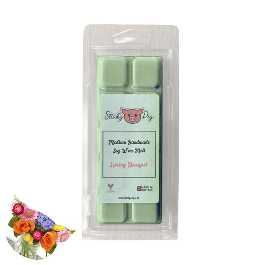 Spring Bouquet Medium Wax Melt Clamshell Bar