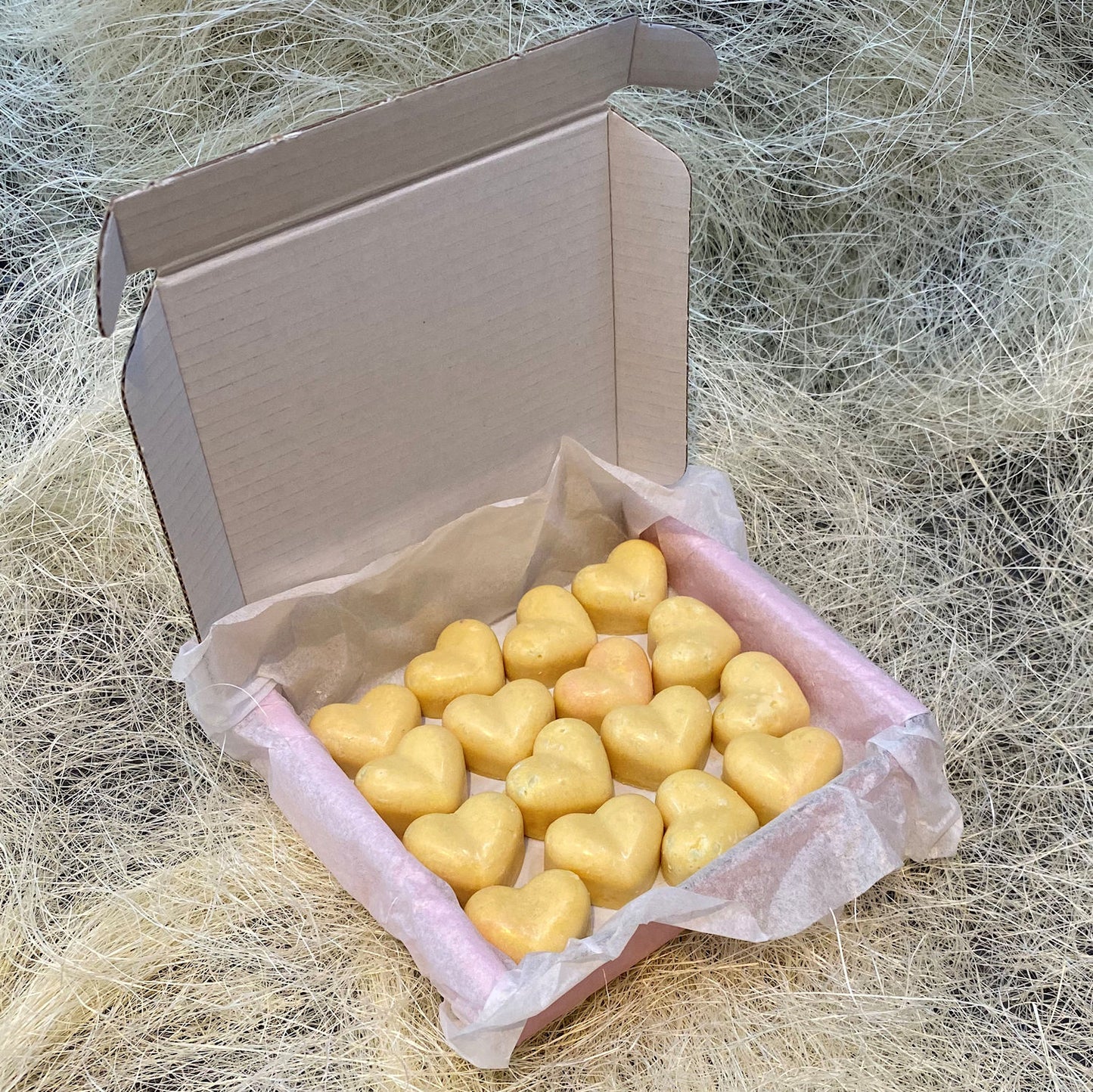 16 Monkey Farts Small Wax Hearts