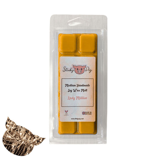 Millionaire Lady Medium Wax Melt Clamshell Bar