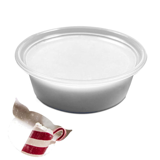 Candy Cane Medium Wax Melt Pot