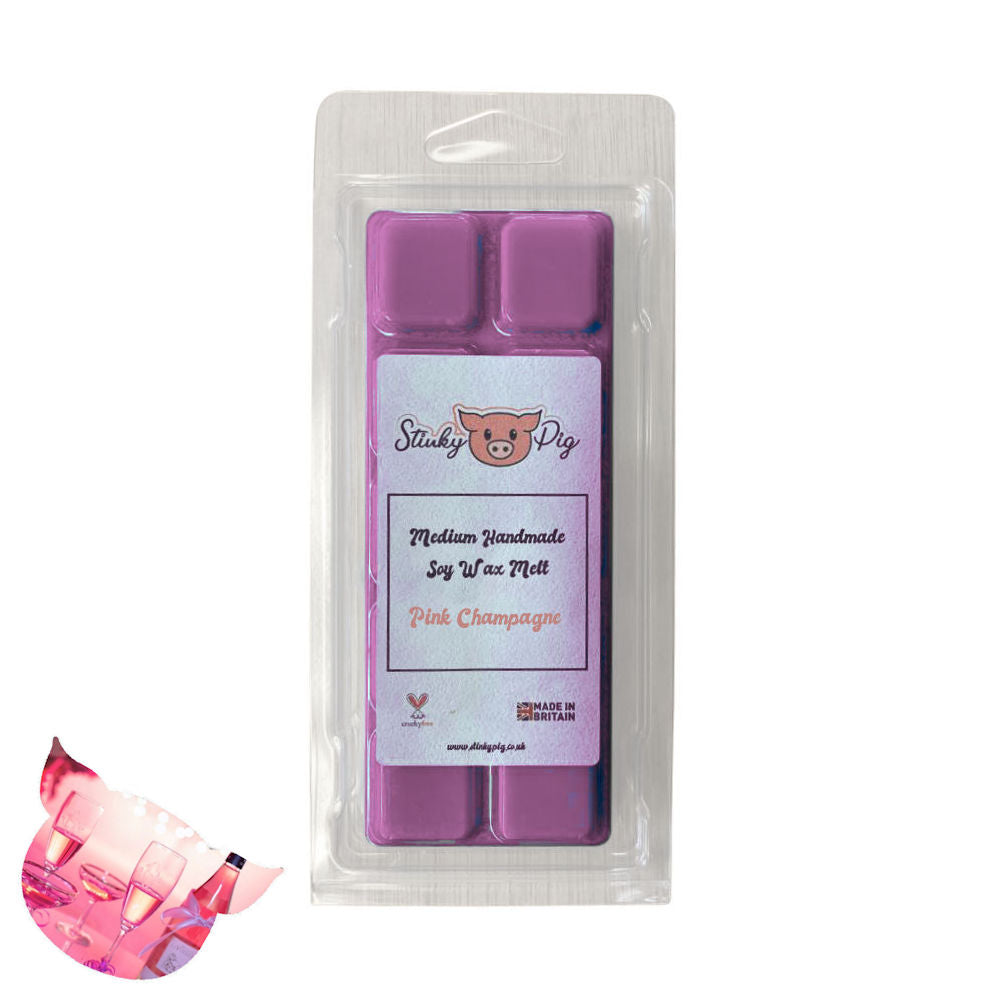 Pink Champagne Medium Wax Melt Clamshell Bar