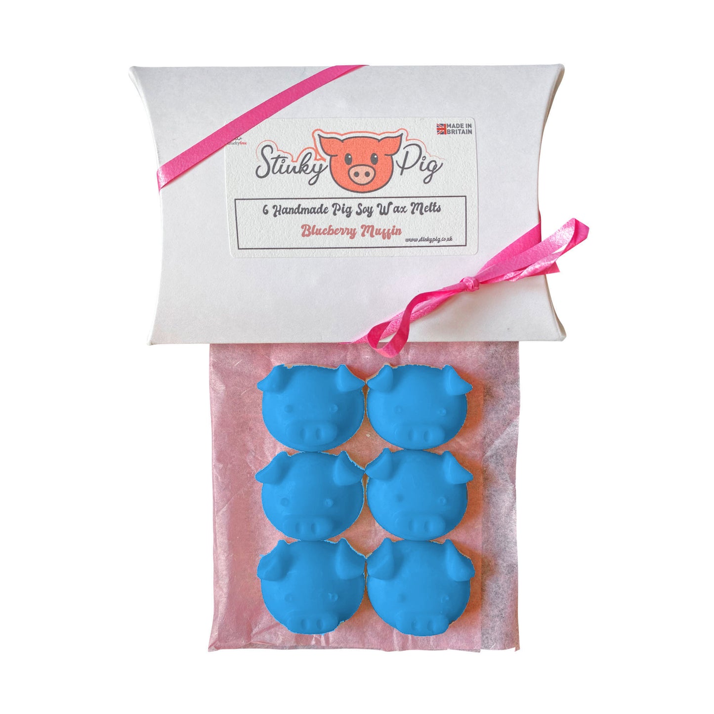 6 Blueberry Muffin Wax Melt Pigs