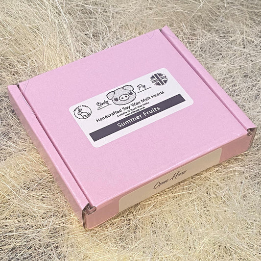 16 Summer Fruits Small Wax Hearts