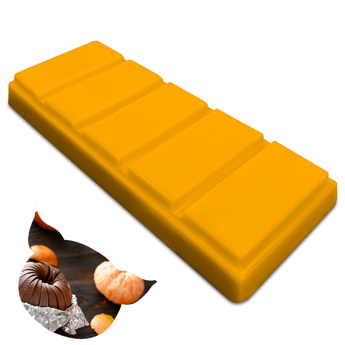 Chocolate Orange Medium Wax Melt Bar